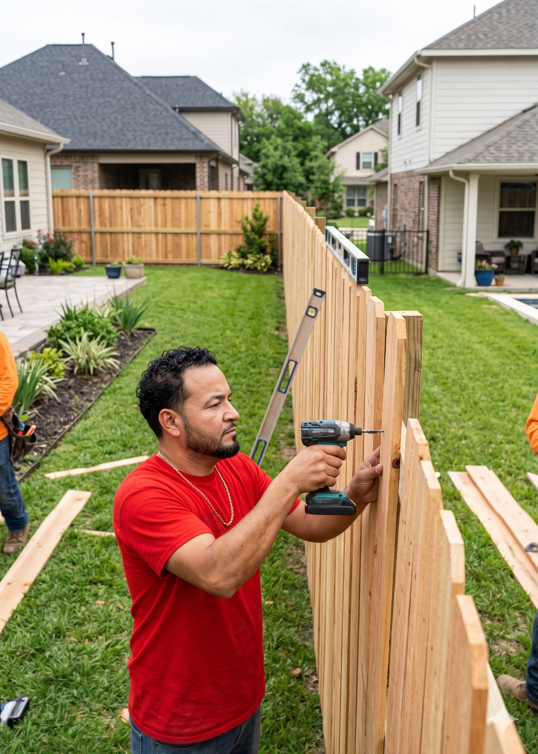 Fence installation